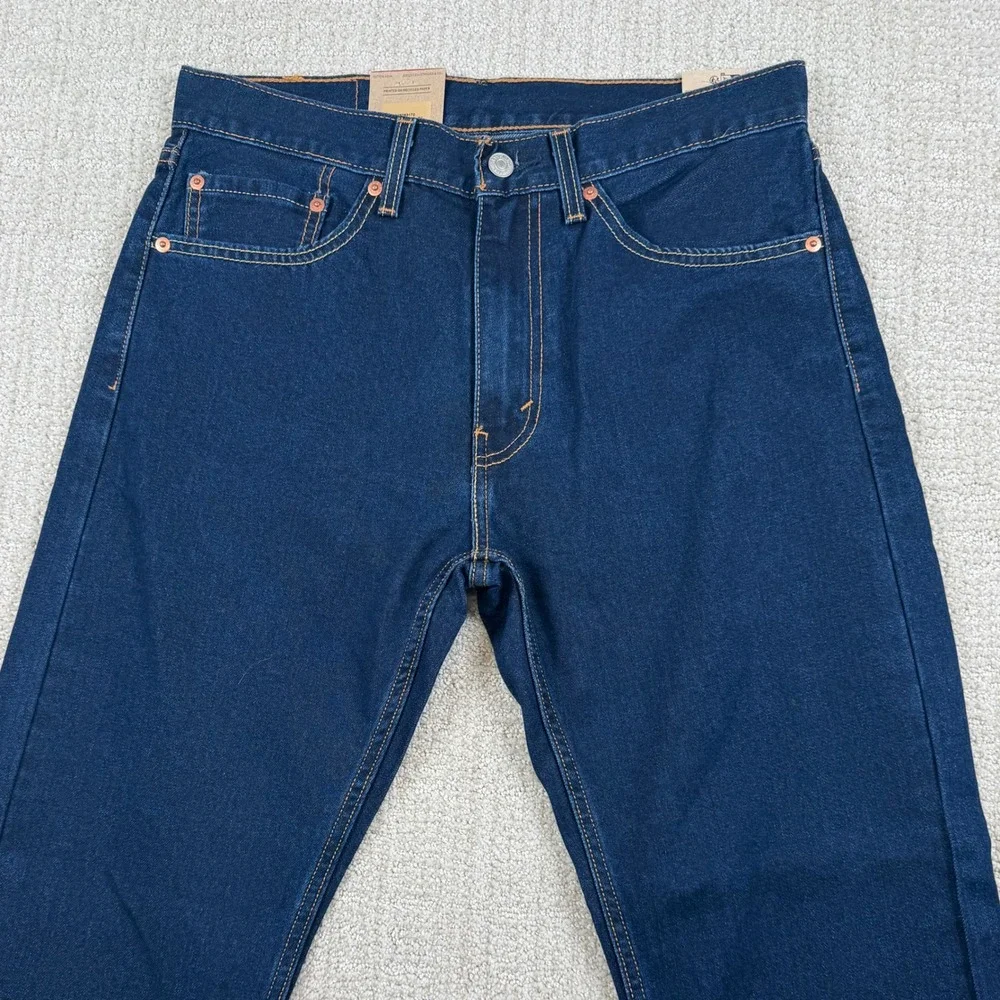 NEW Levi's 505 Mens 34x30 (Actual 32x29) Regular Fit Straight Leg Jeans *Read